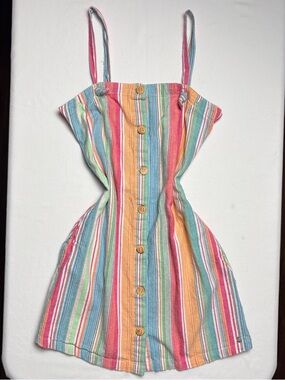 Vintage Roxy Striped Summer Dress/Xs